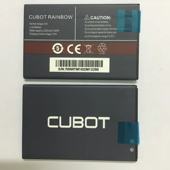 Nový, Originálny CUBOT RAINBOW Batérie 2200mAh Výmena záložnej batérie Pre CUBOT RAINBOW Mobilný Telefón Na Sklade