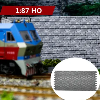 1Pc 1:87 HO Meradle Vlak Železničnej Kamenné múry Model Piesku Tabuľka Železničnej HOBBY Hračky