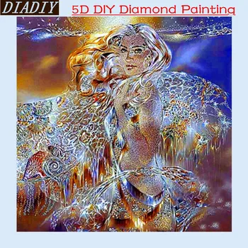 Diamond Výšivky,Abstraktné,Lady,Remeslá,5D,Diamant Maľovanie,DIY,Krása,Cross Stitch,Kola,Crystal,Drahokamu,Domov,Dekorácie,Umelecké