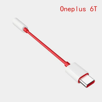 Oneplus T 6 T USB 3,1 Tipo C 3,5 mm Adaptador Conector De