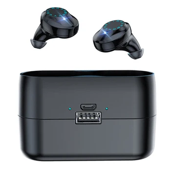 Mini Neviditeľné Slúchadlá Bluetooth 5.0 Bezdrôtové Bluetooth Slúchadlá Zníženie Hluku Hovorov Prijatie Zvukovej Správy