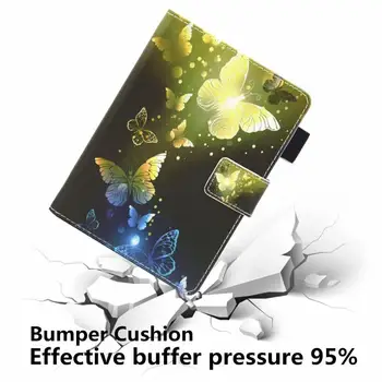 Ultra-tenké PU Kožené Tlač Veci pre Samsung Galaxy Tab 8.0-P200 P205 Flip Stojan Funda Kryt pre Samsung Galaxy TAB 8.0-2019