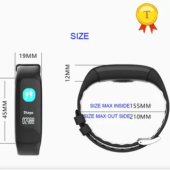 Najlepšie farebný displej Smart Kapela Krvného Tlaku, Tepovej frekvencie Inteligentný Náramok Fitness Náramok Tracker inteligentné Náramkové hodinky