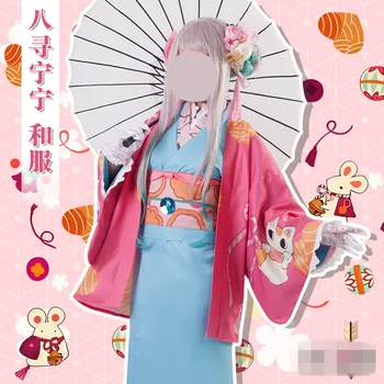 Anime cosplay Wc-Viazané Hanako-kun Nene Yashiro kimono Cosplay Kostým Priateliek oblečenie