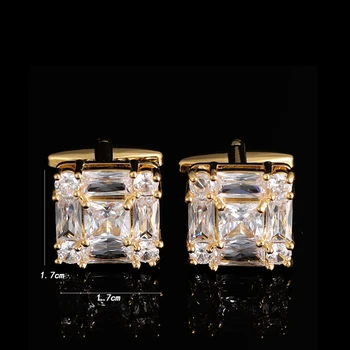 DUGARY Luxusné tričko manžetové gombíky pre mužov Značky putá tlačidlá manžetové gemelos Vysokej Kvality crystal svadobné Šperky abotoaduras