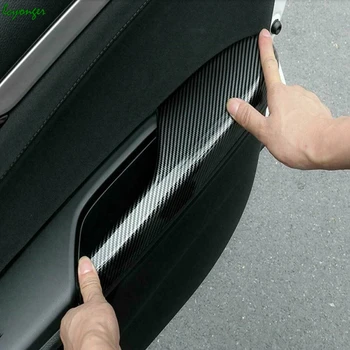 Auto Interiérové Dvere Miska Dekorácie Rám Samolepky Pre Honda 2016-2020 Uhlíkových Vlákien Interiérové Dvere Opierkou Panel Výbava Kryt