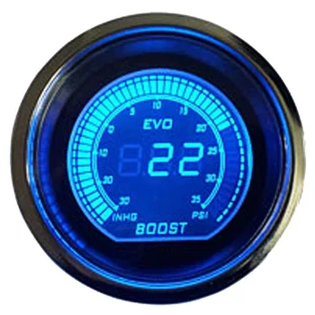 12V Auto Úprava Nástroja Teplota Vody EVO Tabuľka Dve farebné LCD Digitálny Displej Meter M8617