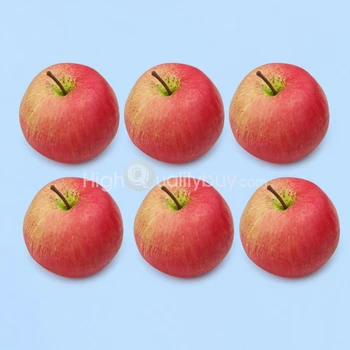 6 ks rtificial Červené Jablko Realisticky Pena Simulácia Falošné Plody Zelené Jablká Garden House Party Kuchyňa Decor