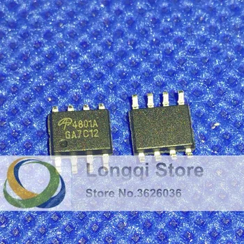 10PCS AO4801A AO4801 4801A SOIC-8 SOP-8 S-Kanál Rozšírenie Režim Field Effect Tranzistor NPN 5A 30V