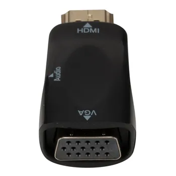In-line high-speed high-definition HDMI samec na VGA adaptér, kopírovať a rozširovať dual-mode premietacie plátno s audio kábel