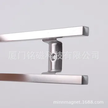 18-palcové magnetický držiak noža, vyrobené z nerezovej ocele, so silným magnetom, široké ramienka a univerzálny magnet MJ70806