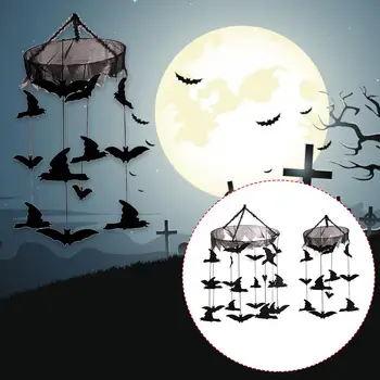 Halloween zvonkohry bat zvonkohry ozdoby strašidelný dom dekorácie, party dekorácie strašidelný bat ozdoby