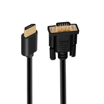 HDMI / VGA 6 Stôp Kábel (Samec Samec) pre Počítač Desktop,Notebook,Monitor, Projektor, HDTV, Raspberry Pi, Roku, Xbox