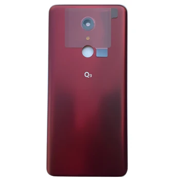 Pre LG Q9 Zadné Bývanie Kryt Batérie Prípade Zadný Fotoaparát S Objektívom+Logo