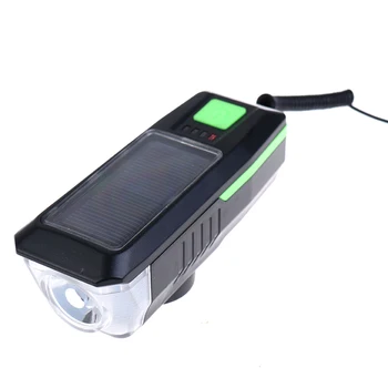 Solárne USB Nabíjateľné Dvojité Plnenie Cyklistické Roh Lampa Požičovňa Svetlometov