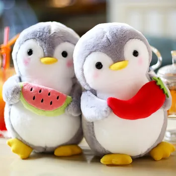 Kreatívne Objímanie Ovocie Penguin Plyšové Plyšové Hračky Kawaii Softvér Pár Penguin Oblečenie pre Bábiku Deti Hračka Domova 1PCS 25/45 cm