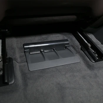 2 Ks Čierny ABS autosedačky Spodnej Klimatizácia Kryt Zásuvky na Mercedes Benz GLE W167 2020 Príslušenstvo