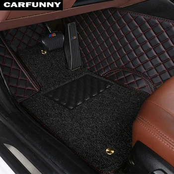 Prispôsobený auto podlahové rohože vyrobené pre Honda Crosstour CRV CR-V HRV Vezel CRV CR-V Súlade auto styling koberec vložky