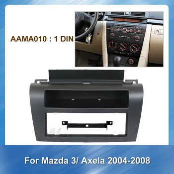 1 Din Auto Stereo Rádio Fascia Panel Dosky Výbava Auta Rám Pre Mazda 3 Axela 2004-2008 Auto Auto Multimediálne fascia Audio Rám