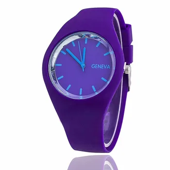Zegarek Damski Reloj Nové luxusné značky Ženeve quartz hodinky Módne silikónové ženy šaty Športové hodinky ženy náramkové hodinky часы
