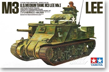 Tamiya 35039 1/35 druhej svetovej VOJNY NÁS Stredný Tank M3 Lee Mk1 Vojenské Displej Zberateľskú Hračka Plastové Budovy Montáž Modelu Auta