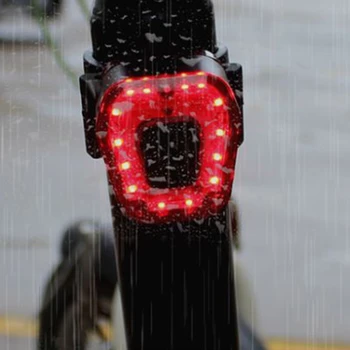 Nabíjateľná Svetlé Bicykel zadné Svetlo v Noci na Koni Nepremokavé Cyklistické zadné svetlo Ľahko Namontovať Vonkajšie Športy, Cyklistické Osvetlenie Devi