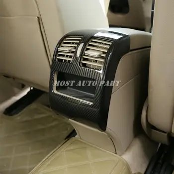 ABS Uhlíkových Vlákien Vzhľad Interiéru Zadné odvzdušňovací Otvor Kryt Výbava Pre Mercedes Benz GLK X204 200 300 350 360 Triedy 2008-