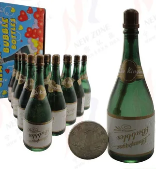 Svadobné Šampanského štýl mydlovou vodou Prázdnu fľašu pre svadobné party dodávky dieťa preferuje súčasná svadobné dekorácie