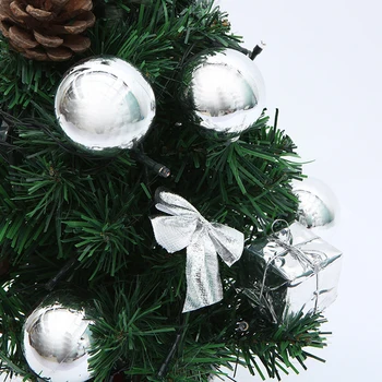 Mini Desktop Vianočný Stromček s LED Osvetlenie, Umelé Rastliny Vianočná Výzdoba pre Domáce Svadobné, Vianočné Festival Súčasnej pre Deti