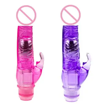 Crystal Rabbit Vibrátor, Dildo,Multispeed Flexibilné G-bod Stimulátor Jelly Vibrátor Vibe,dospelých, sexuálne hračky pre ženy DHL Zadarmo