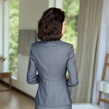 Jednotné Štýly Profesionálne Formálne Ženy Sako Kabát Na Business Dámy Úrad Práce Nosiť Žena Outwear Topy, Šaty, Prekladané