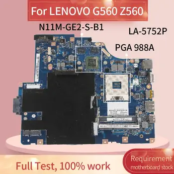 71FR1938117 Notebook základnej dosky od spoločnosti LENOVO G560 Z560 Notebook Doske LA-5752P PGA 988A HM55 N11M-GE2-S-B1