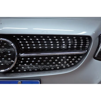 Diamant štýl GT štýl prednej mriežky vertical bar Auto styling Stredná mriežka pre Mercedes-Benz Triedy E W212 W213