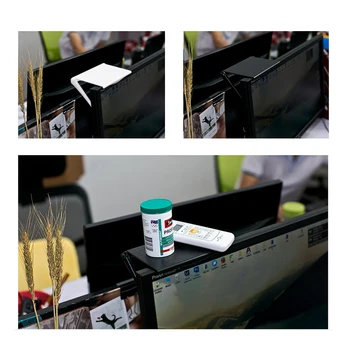 Plastové obrazovke počítača rack office home čitáreň monitor stojan nastaviteľný stojan klip skladovanie držiteľov & stojany na príslušenstvo