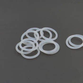 1pcs 5.7 mm priemer drôtu biela silikónové O-krúžok vonkajší vodotesné izolácie gumička 225mm-270 mm vonkajší priemer