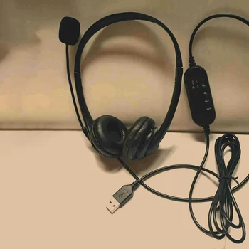 Multimediálne Vyučovanie Headset Pôvodné H11-USB Call Centrum potlačenie Šumu Slúchadlá s Mikrofónom pre on-Line Office Online Triedy