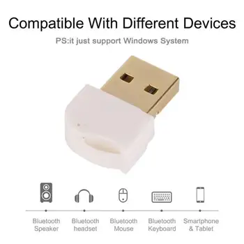 Mini Bezdrôtový USB Adaptér Bluetooth Bluetooth 4.0 Dongle Hudby Audio Prijímač, Vysielač pre Windows 10/8 / 8.1 / 7 / Vista/XP