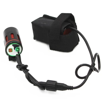 ŠIJE-Požičovňa Svetlo XM-L2 LED 2000l Predné Koleso Vedúci Svetlo Batériu, Nabíjačku na Koni Cycing Svetlo Európskej Štandardnej Nabíjačky