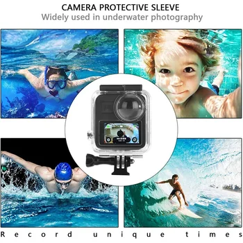 Vodotesné púzdro puzdro pre Gopro Max Fotoaparát, Podmorské Potápanie Ochranný Kryt Plášťa 30 M s Držiakom Akcia Fotoaparát Accessorie