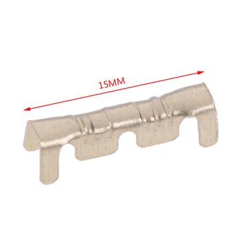 100ks Mosadze, Medi 0.5-1.5 mm Štvorcový Milimeter Krimpovacie Elektrického Konektora Drôt Terminálu Auta