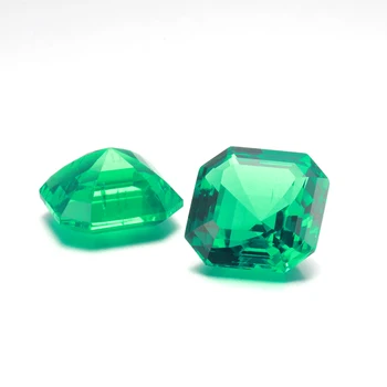 Starsgem Vysoko Kvalitné Voľné Emerald Rez Lab Pestuje Hydrotermálne Emerald Guľôčok pre Šperky Robiť