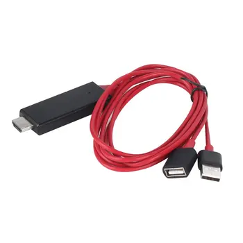 1080P HDTV Adaptér HDMI - Cable Samec na USB 2.0 Muţi a Ţeny HDMI HD Video Converter Kód pre iPhone Smartphone Android Telefóny
