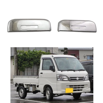 Auto pochrómovaný styling dverí rukoväť kryt výbava Pre Daihatsu Hijet S100, S110, S120, S130 2007-príslušenstvo