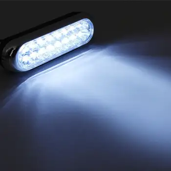 2PC Super Svetlé 16 LED Auto Beží Svetlo do Hmly Deň Jazdy ŽIAROVKA 12V Aurora Beží Svetlo 2XBrackets 4Xscrew