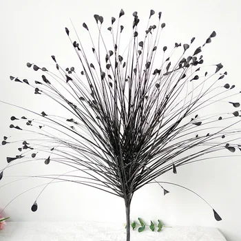 Umelý Kvet Flash Lesk Páva Trávy Kvet Kvet Dekoratívne Doplnky Reed Listov Cibule Trávy Svadobné Dekorácie