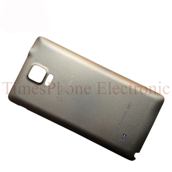 Zbrusu Nový koženka Kryt Batérie Späť Dvere Plné púzdro Pre samsung Galaxy Note 4
