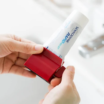 Zubná pasta artefakt, manuálna zubná pasta squeezer prenosné zubná pasta pätky kúpeľňa doplnky, dávkovač
