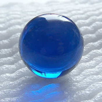 Doprava zadarmo 2ks/veľa Modrá 30 mm 3 cm crystal ball zloženie krištáľové sklenené guľôčky plavidlá, dekorácie sklenené guličky