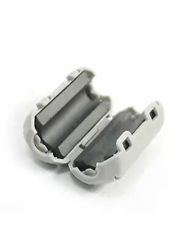 12 Ks 5 mm Dia Hluku Tlmič Svorka-na Feritové Jadro Krúžok pre Dátový USB Kábel