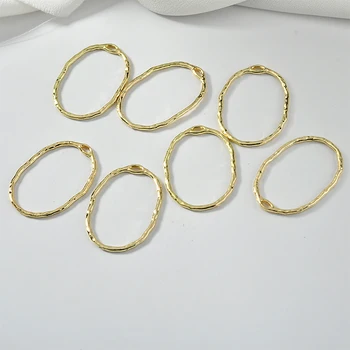 Zliatiny Jednoduchá Geometria Nepravidelný Kruh Prívesok DIY Náušnice Šperky Materiál Ručne vyrobené Náušnice Príslušenstvo